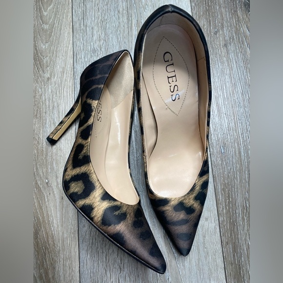 Guess Pointed Toe Cheetah Heel GWELOY2 Size 7.5 - Picture 3 of 16